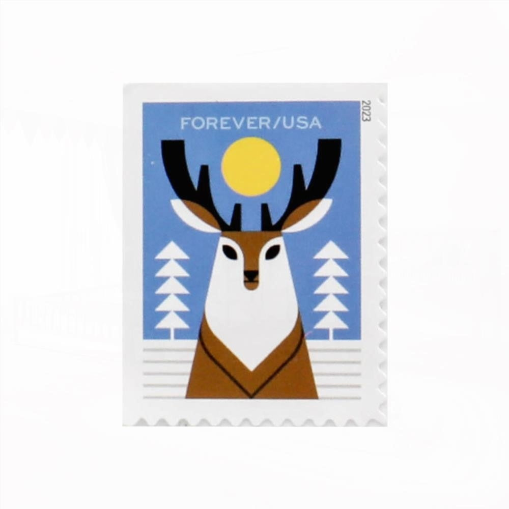 2023 Winter Woodland Animals Forever First Class Postage Stamps
