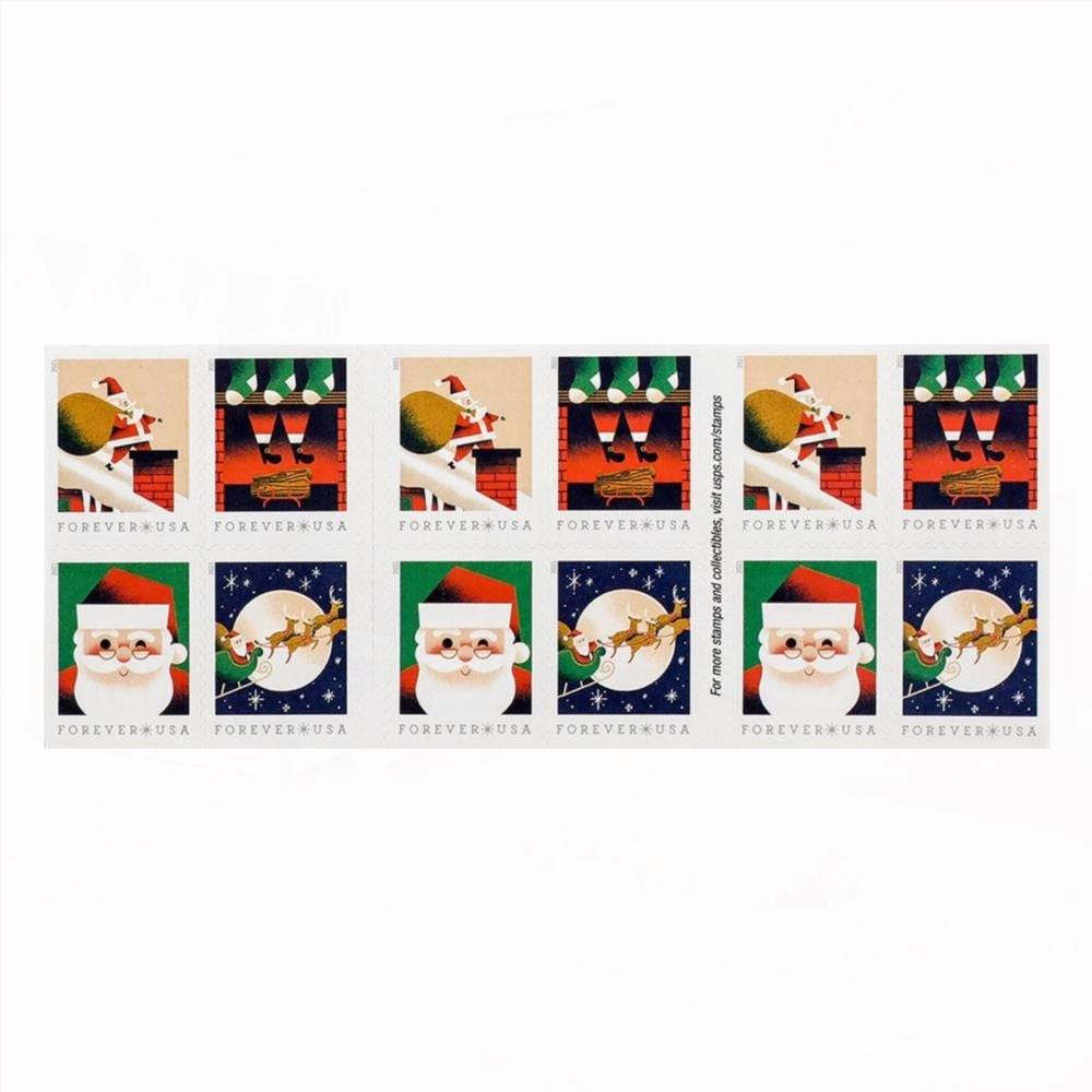 2021 US A Visit from St. Nick Forever Stamps