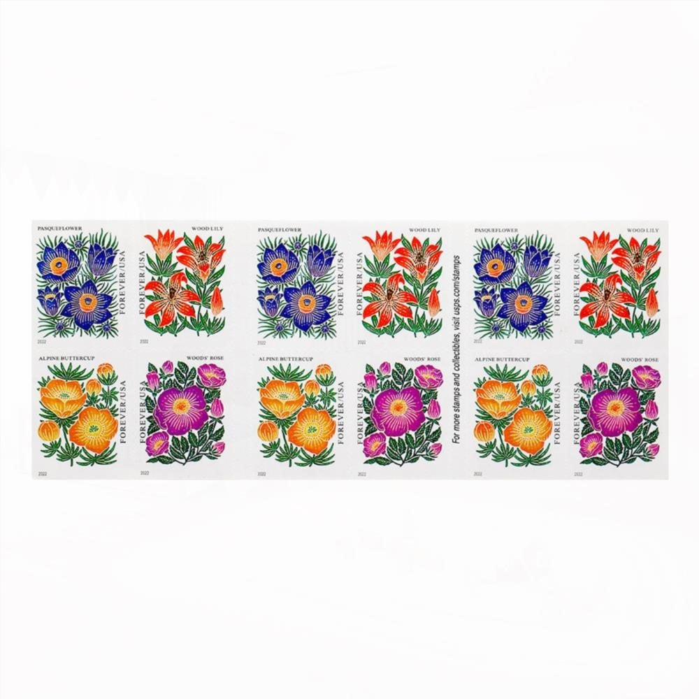 2022 US Mountain Flora Forever Stamps