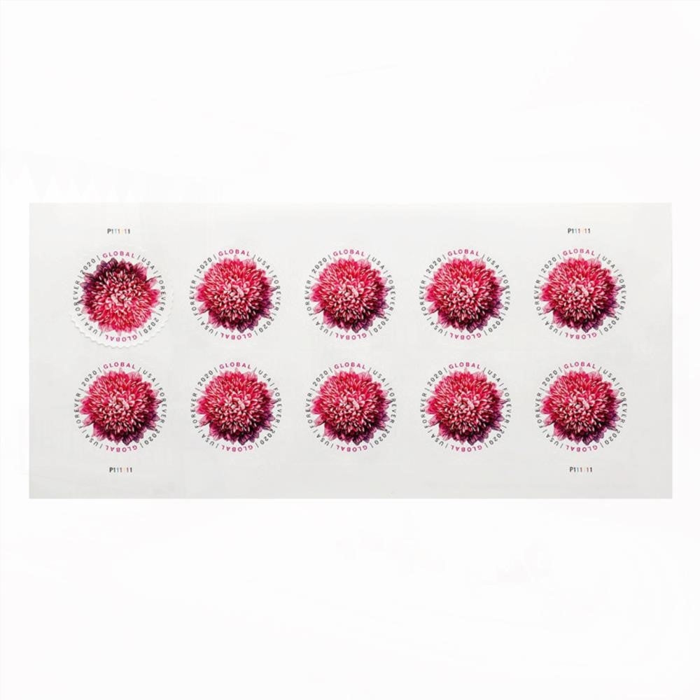 2020 US Global Chrysanthemum Forever Stamps