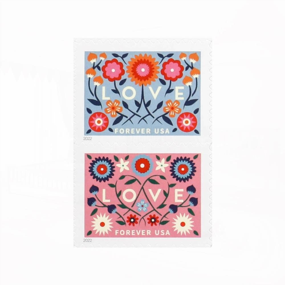 U.S. 2022 Love Forever Stamps Wedding