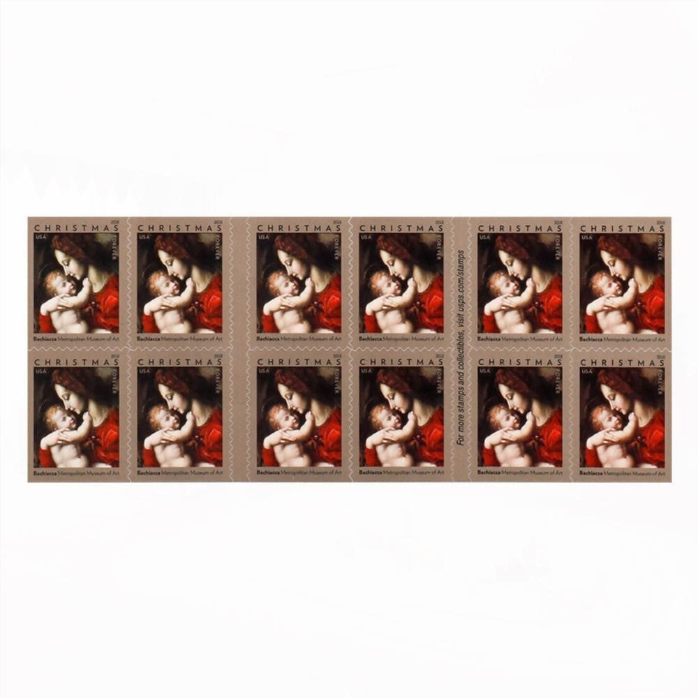 2018 First-Class Forever Stamp - Madonna and Child by Bachiacca