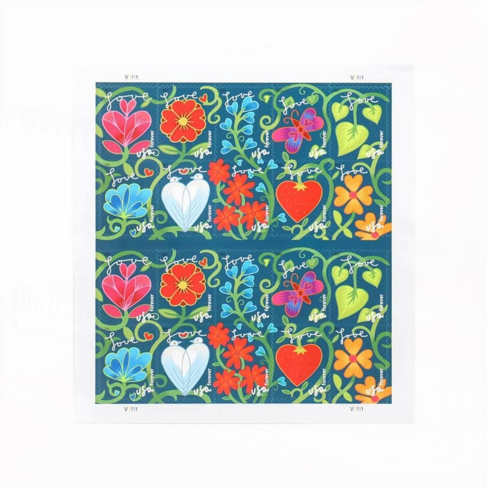 2011 US First-Class Forever Stamps - Garden of Love