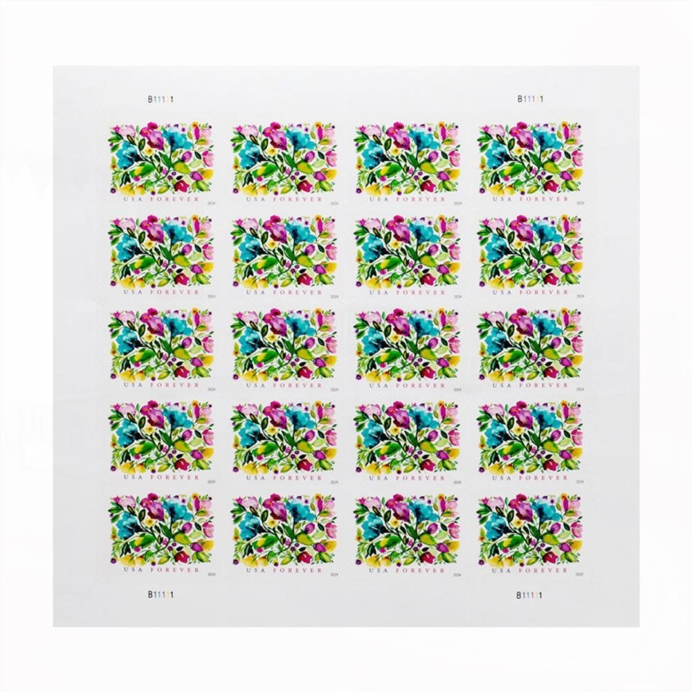 2024 Celebration Blooms Forever First Class Postage Stamps