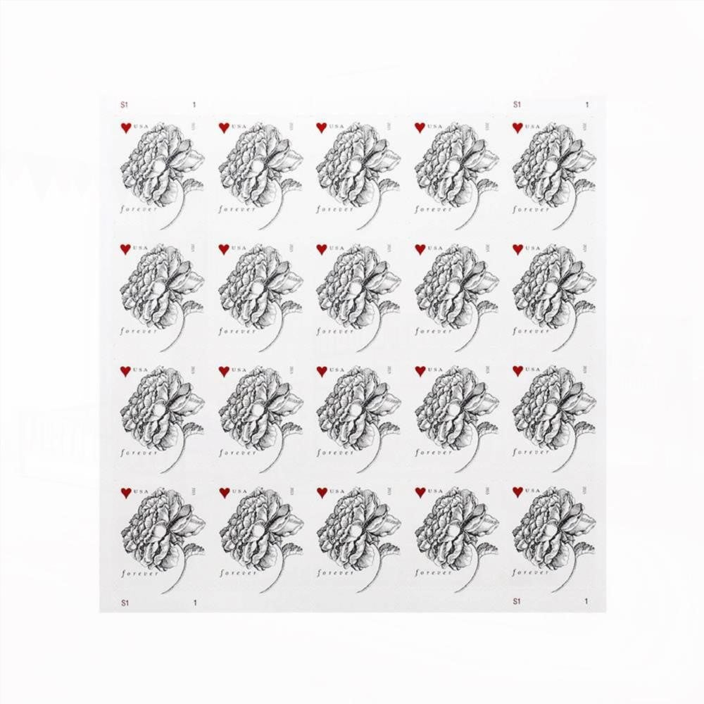 2015 First-Class Forever Stamp - Wedding Series: Engraved Vintage Rose