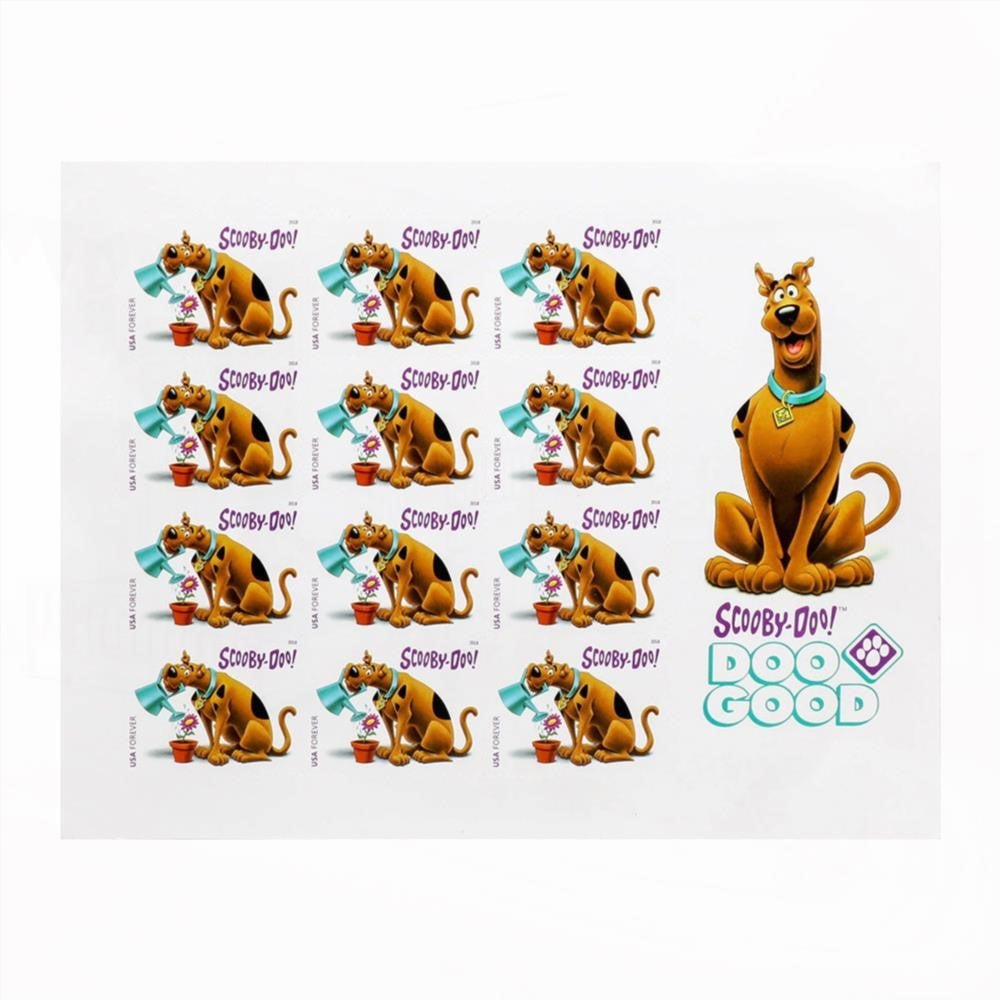 2018 US FirstClass Scooby-Doo Forever Stamps Panes