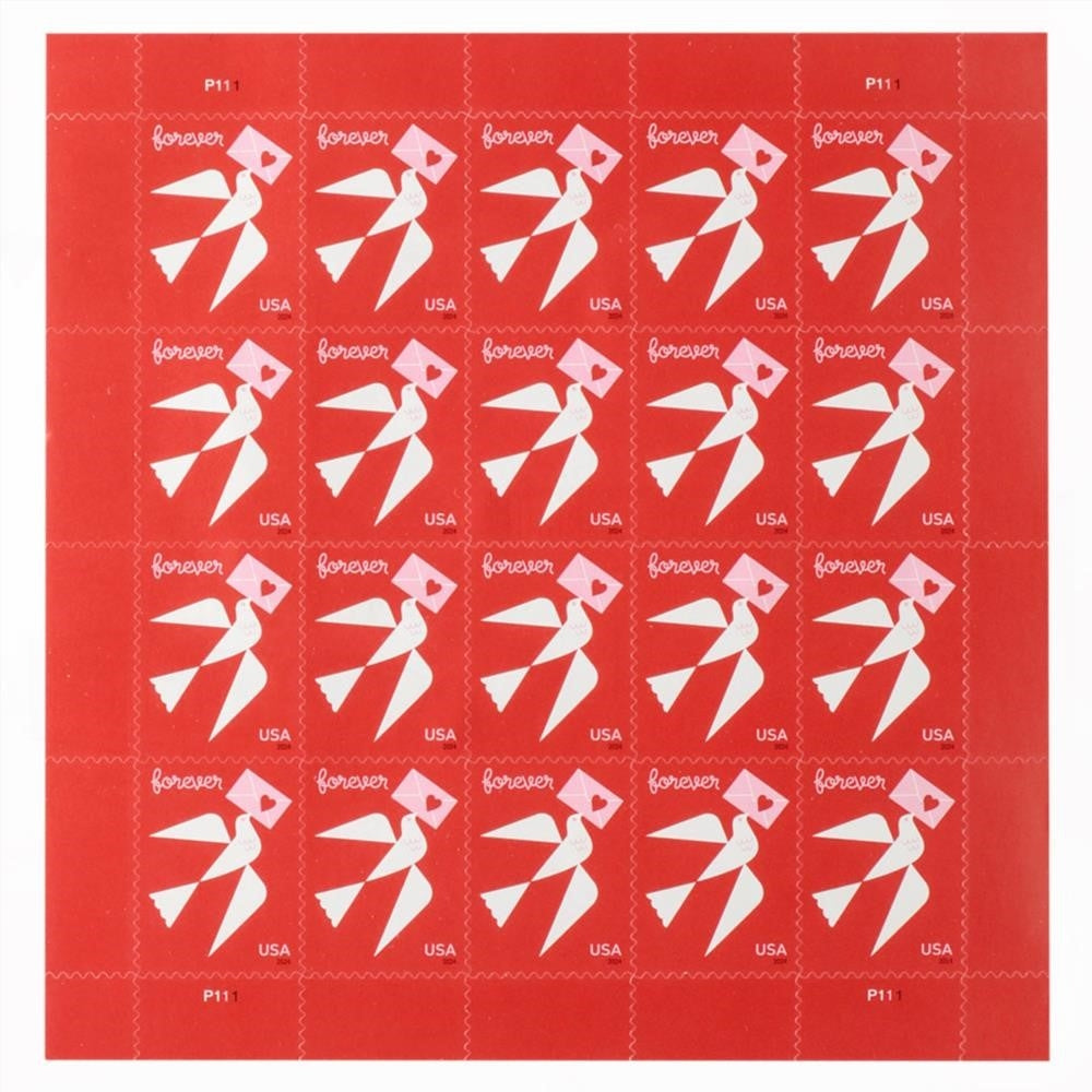 2024 US Love First-Class Mail Forever Postage Stamps
