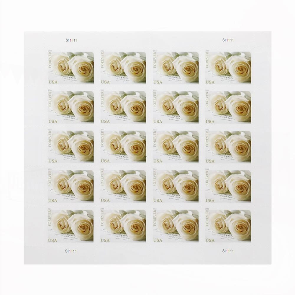2011 US First-Class Forever Stamp - Wedding Roses