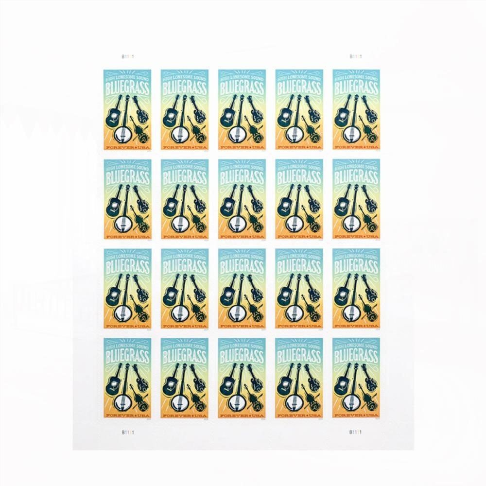 2024 US New Bluegrass First Class Forever Postage Stamp