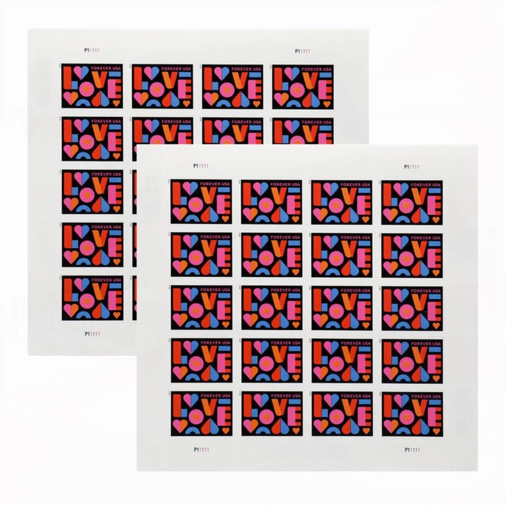 US 2021 Love Forever Stamps Wedding