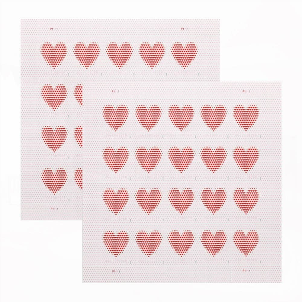 2020 US Made of Hearts Forever First-Class Postage Stamps Wedding