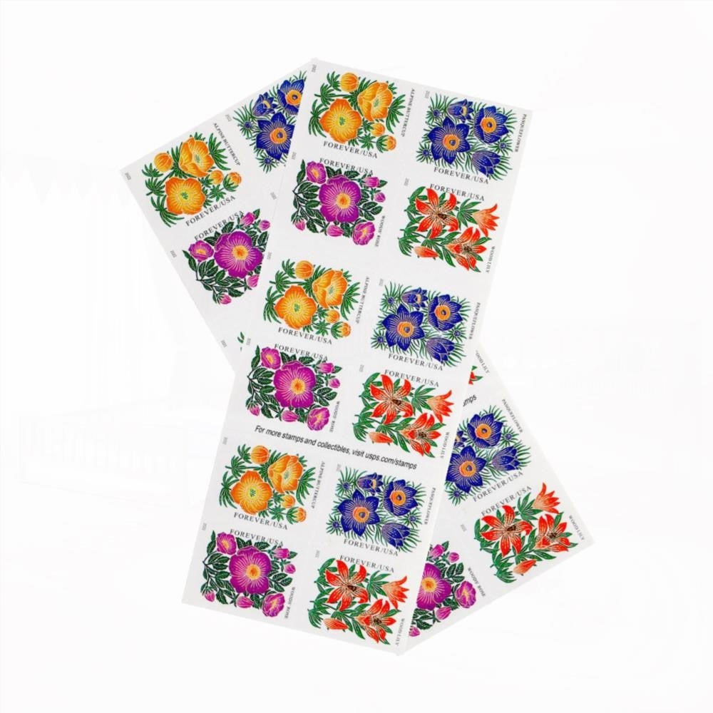 2022 US Mountain Flora Forever Stamps