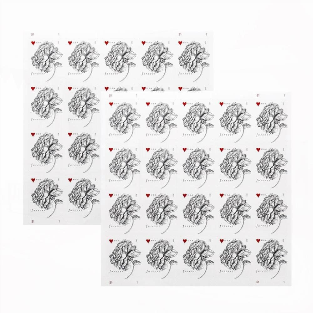 2015 First-Class Forever Stamp - Wedding Series: Engraved Vintage Rose