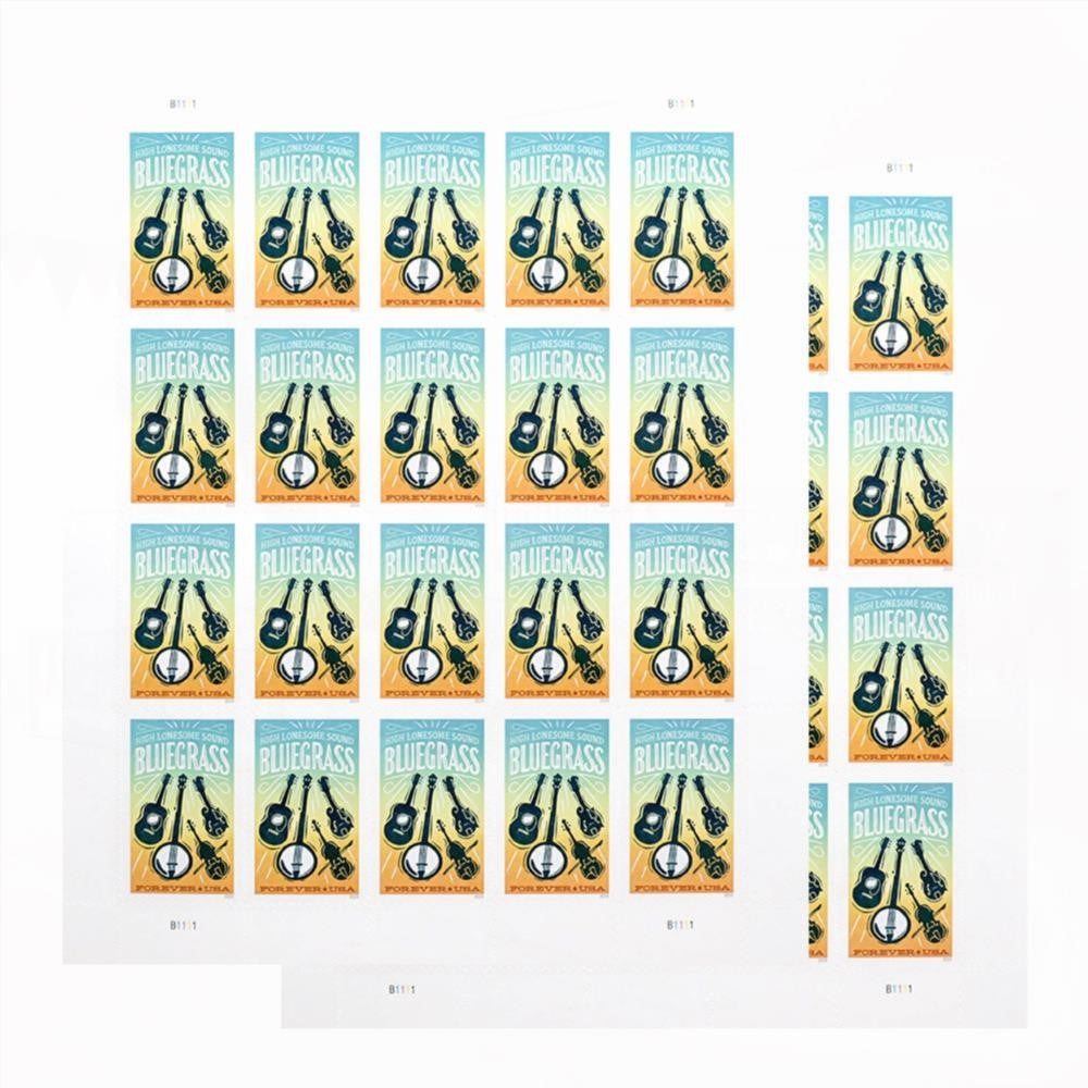 2024 US New Bluegrass First Class Forever Postage Stamp