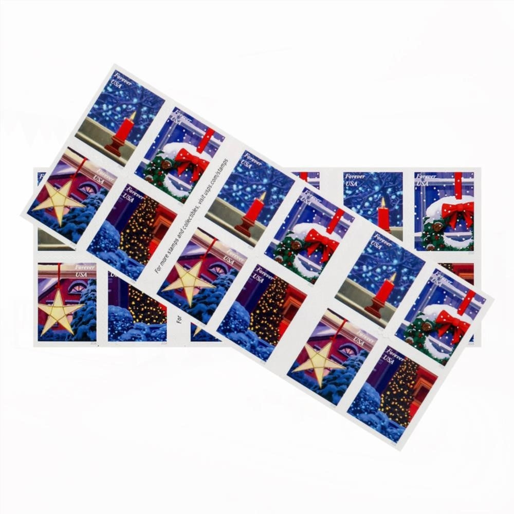 2016 US Christmas Candle Forever Stamps Booklet