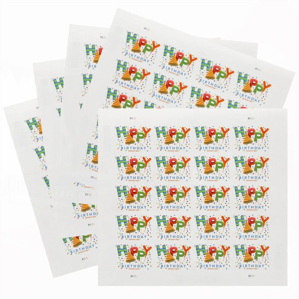US 2021 Happy Birthday Stamps Forever