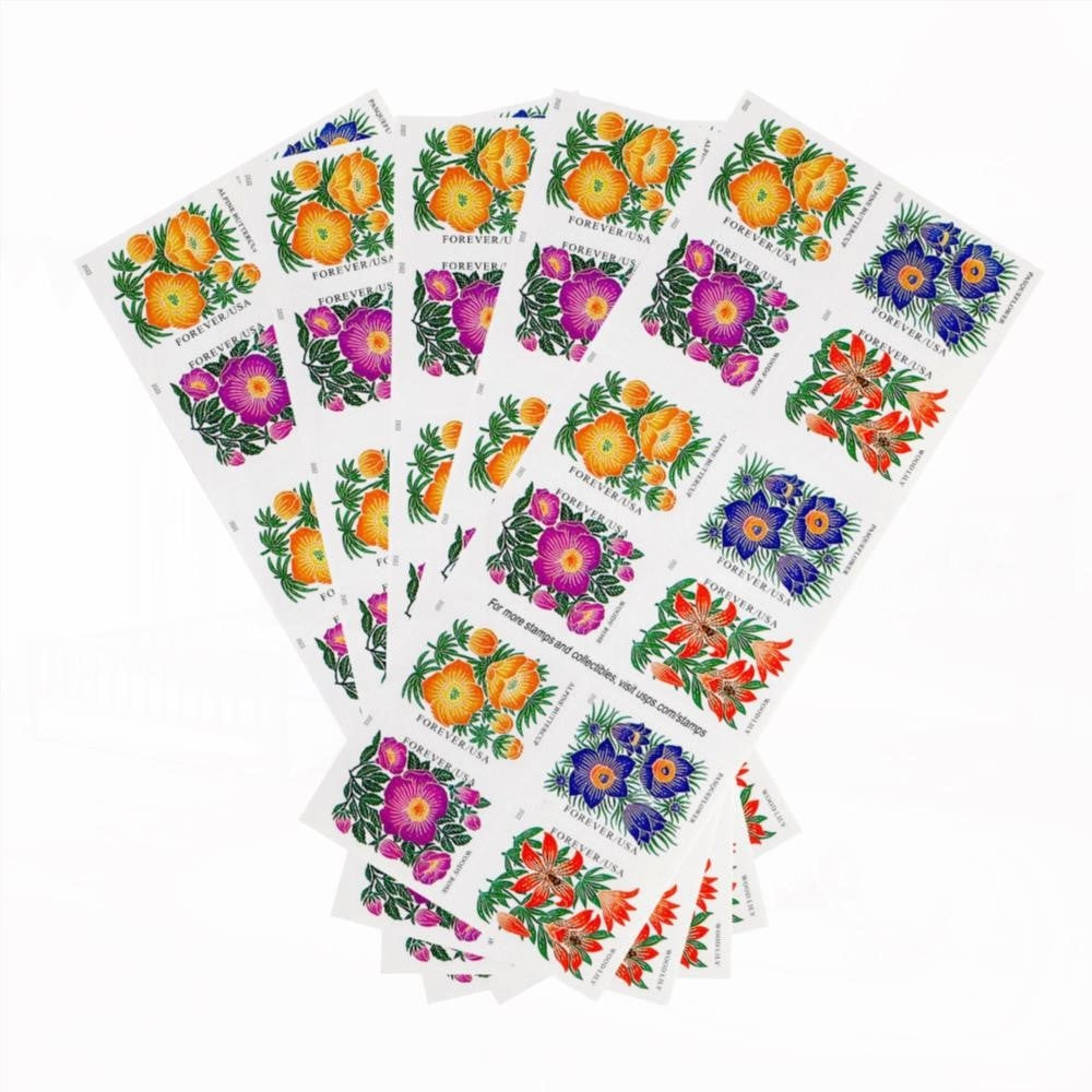 2022 US Mountain Flora Forever Stamps