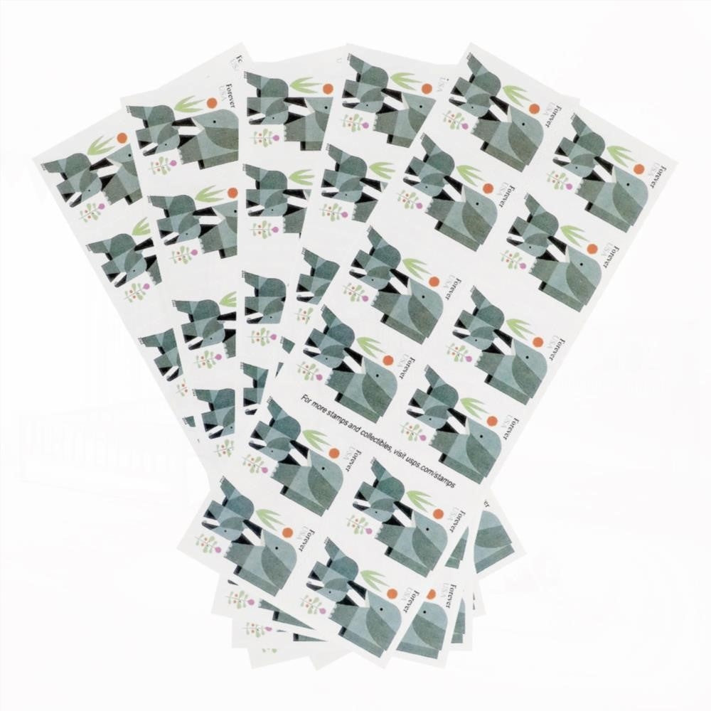 2022 US Elephants First Class Forever Stamps