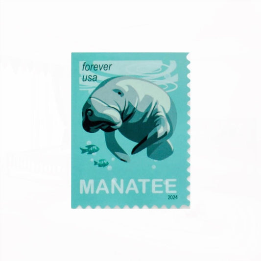 2024 Save Manatees Forever First Class Postage Stamps