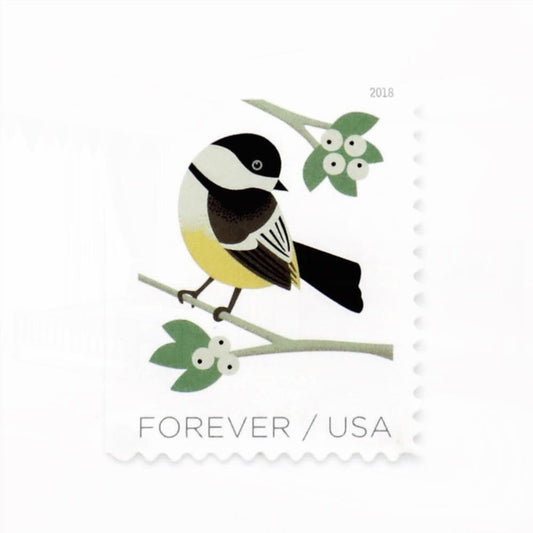 2018 US First-Class Forever Stamp - Birds in Winter