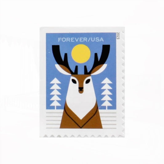 2023 Winter Woodland Animals Forever First Class Postage Stamps