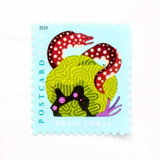 2019 US Coral Reefs Postcard Stamps