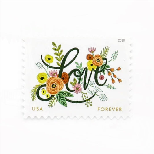 2018 US Wedding Love Flourishes Forever Postage Stamps