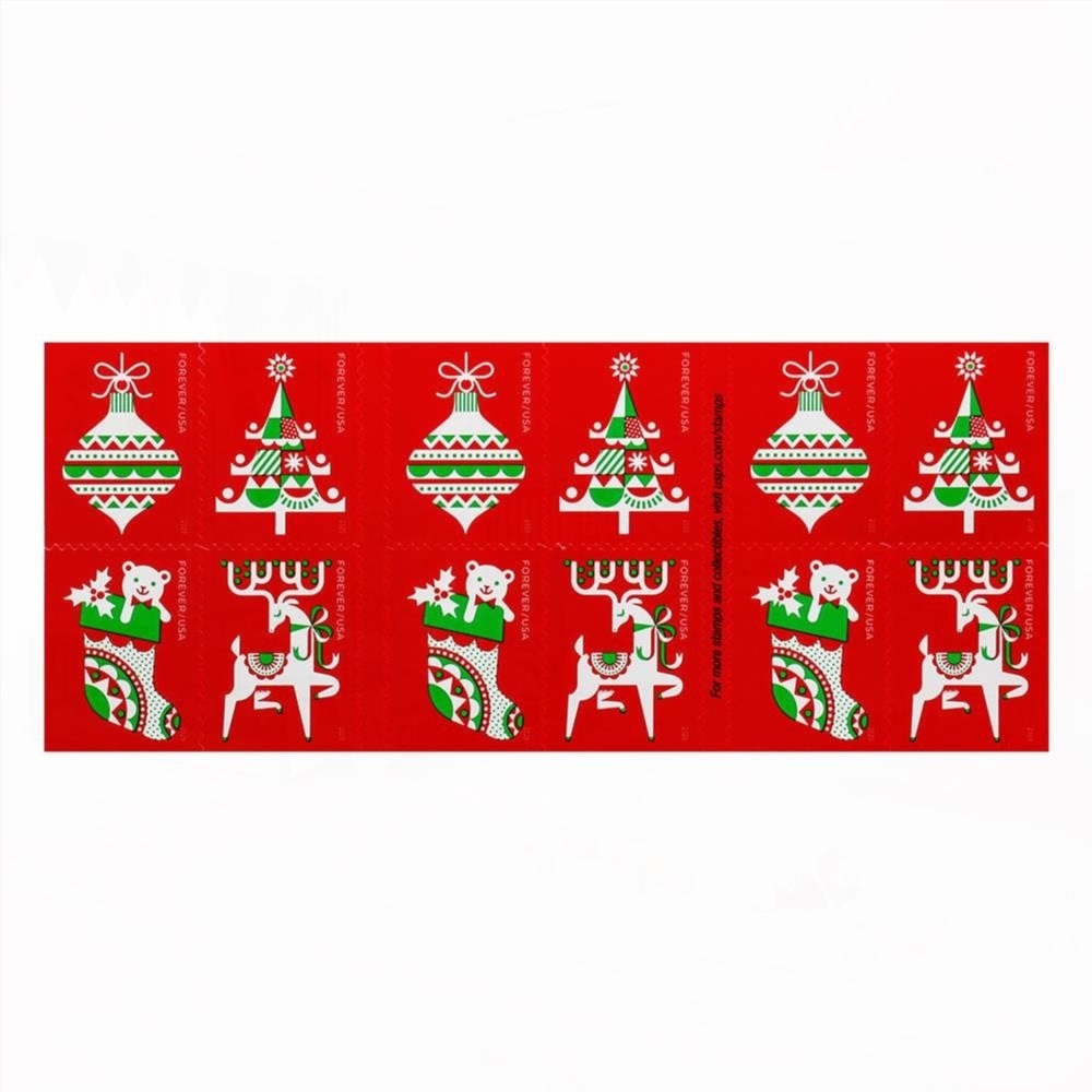 2020 US Christmas Holiday Delights Forever Postage Stamps