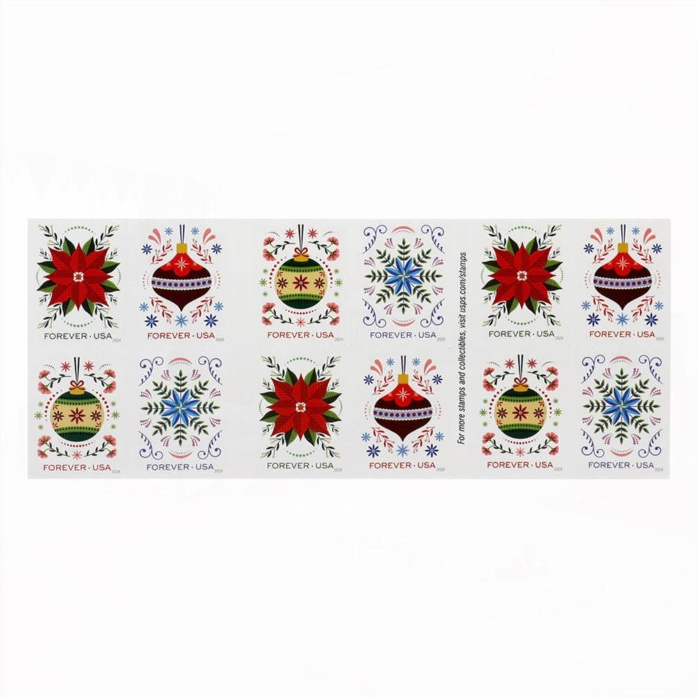 2024 US Holiday Joy First Class Forever Stamps