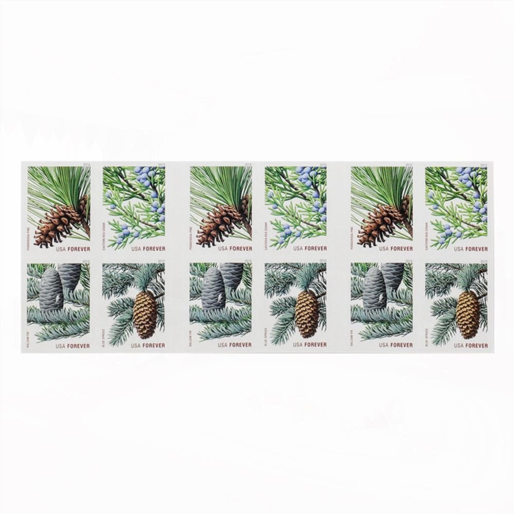 2010 Holiday Evergreens Forever First Class Postage Stamps