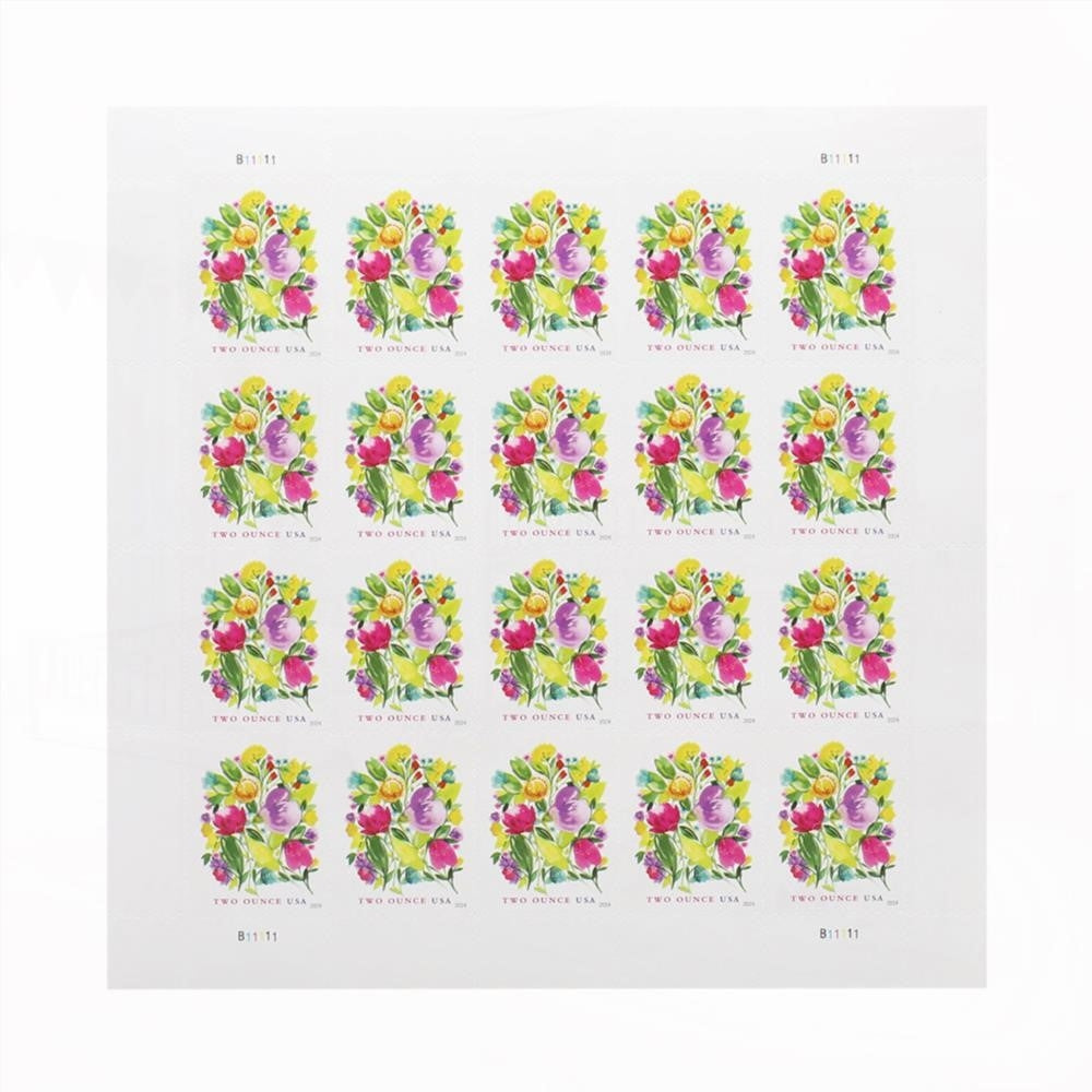 2024 Wedding Blooms Two Ounce Forever First Class Postage Stamps