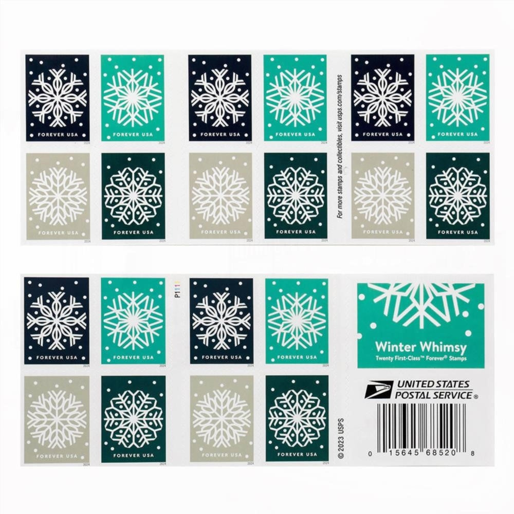 2024 Winter Whimsy First Class Forever Stamps
