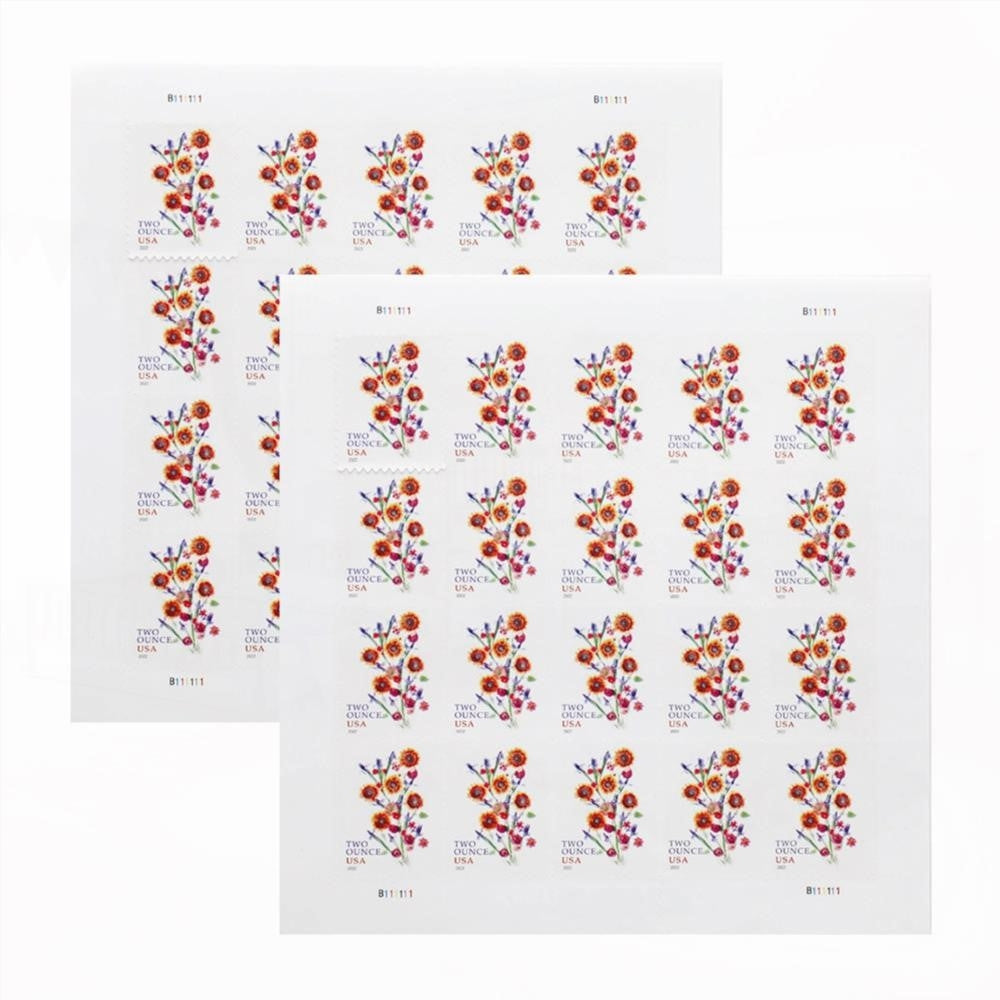 2022 US Two-Ounce Forever Stamp - Wedding Series: Sunflower Bouquet
