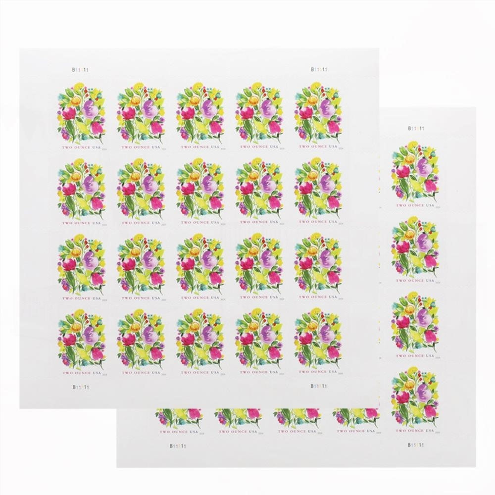 2024 Wedding Blooms Two Ounce Forever First Class Postage Stamps