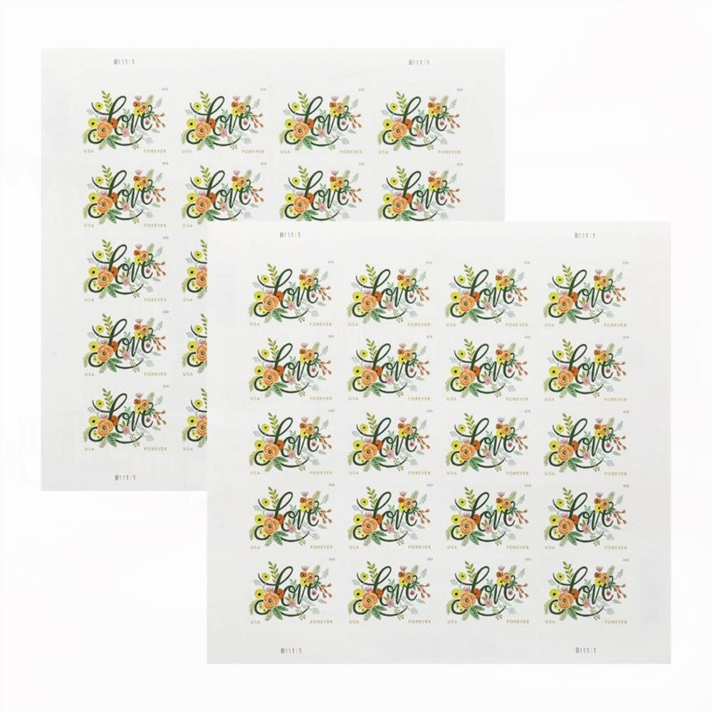 2018 US Wedding Love Flourishes Forever Postage Stamps