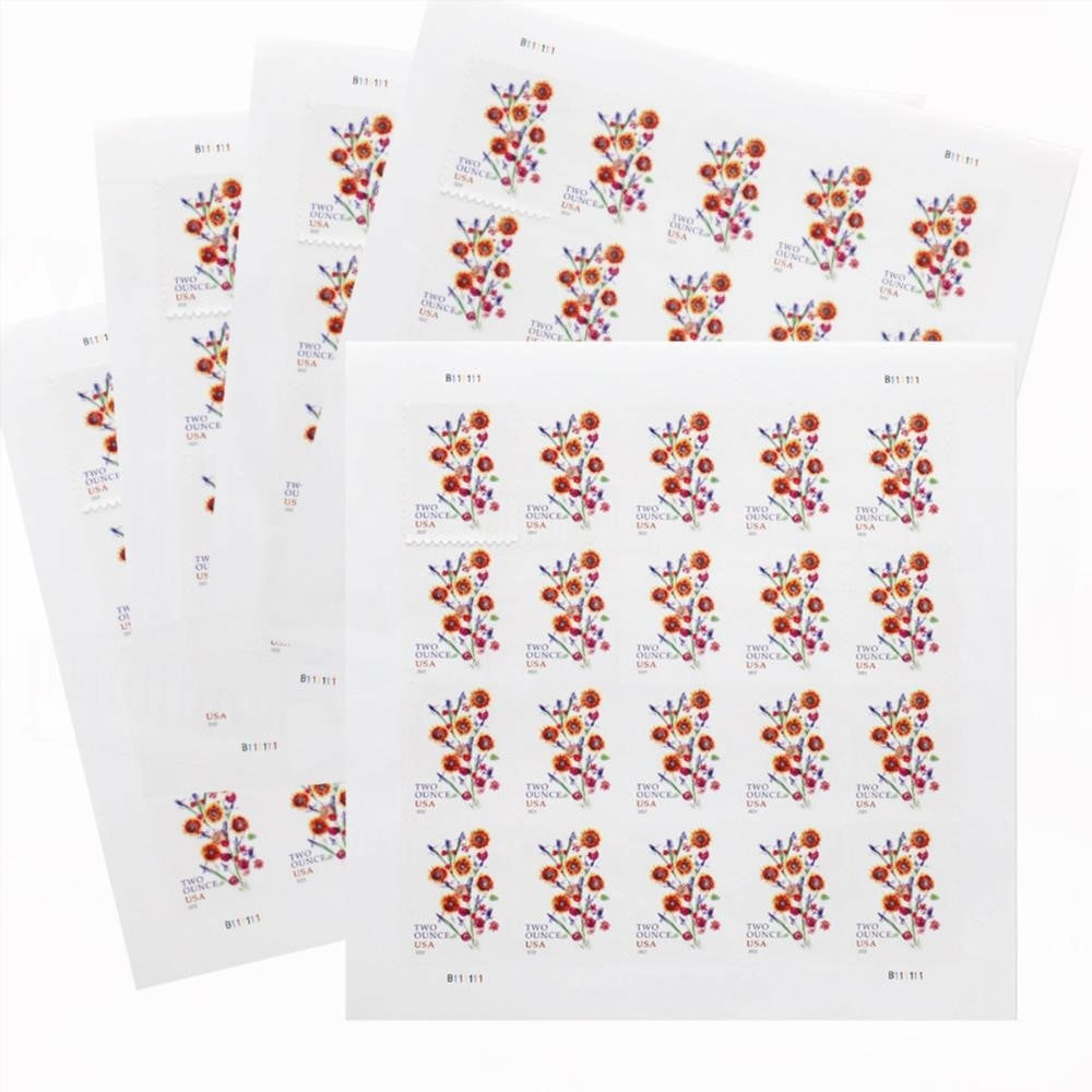 2022 US Two-Ounce Forever Stamp - Wedding Series: Sunflower Bouquet